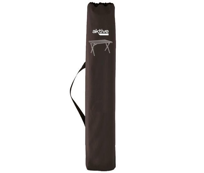 Aktive Mesa plegable camping aluminio antideslizante Gris