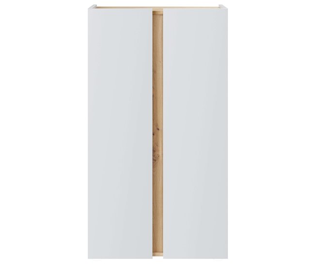 Armario Zapatero Estilo Nórdico Recibidor Blanco/ Madera