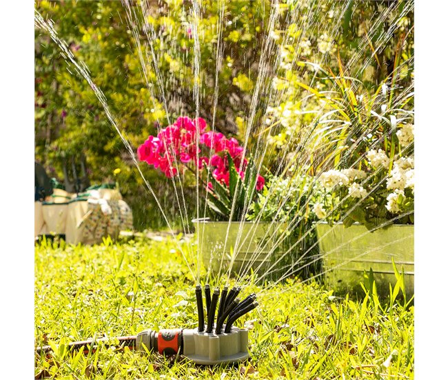 Aspersor de Riego 360º para Jardín Multicolor