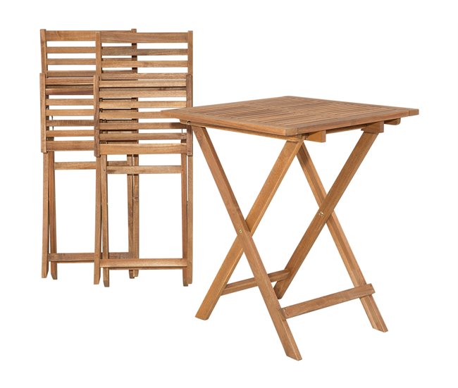 Beliani Conjunto de balcón FIJI Amarillo