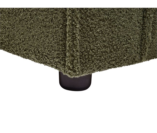 Beliani Cama Bouclé LINARDS 230x242 Blanco