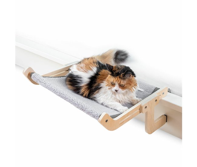 Hamaca Colgante para Gatos Beige