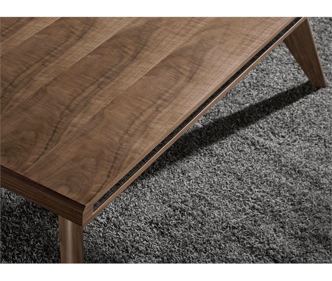 Mesa comedor rectangular nogal y nogal Nogal