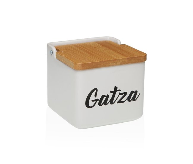 Salero con Tapa GATZA Blanco