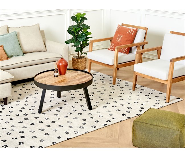 Beliani Alfombra de pelo corto AFIS 200x300 Beige