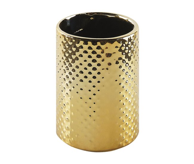 Beliani Conjunto de accesorios de baño CUMANA Beige