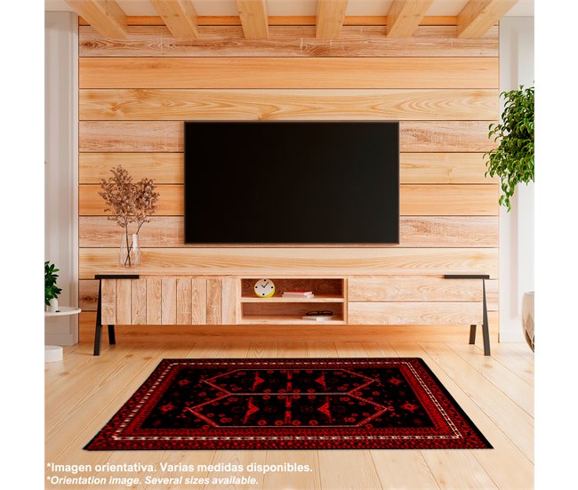 Alfombra De 140 X 220Cm 220x140 Azul Claro