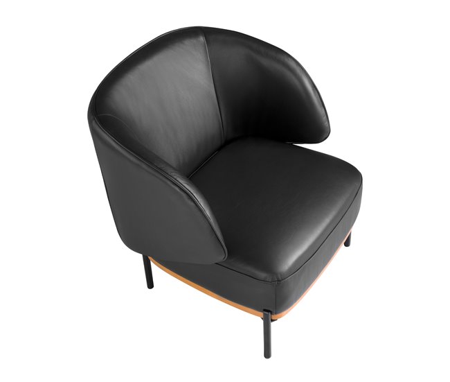 ANGEL CERDÁ Sillón piel Negro