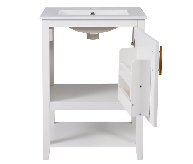 Armarios para baño 61 Blanco