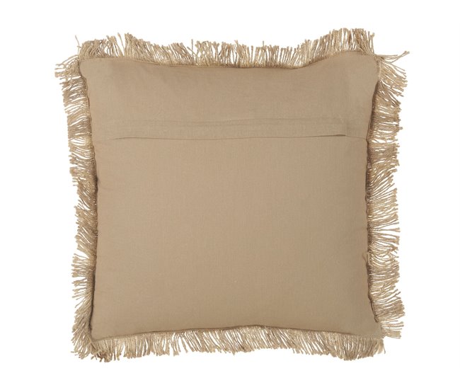 Beliani Cojín decorativo CIRSIUM Beige