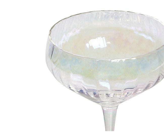 Beliani Cristalería Vidrio MORGANITE Transparente