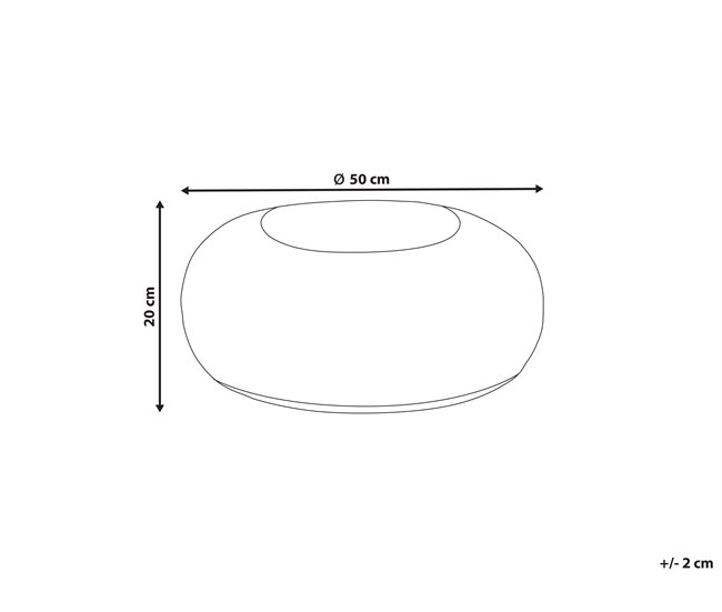 Beliani Puf TIFELT Beige