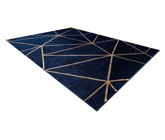 Alfombra EMERALD exclusivo 1013 glamour 120x170 Azul