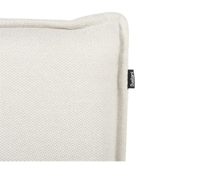Beliani Cama de agua Lino LESTRE 201x221 Crema