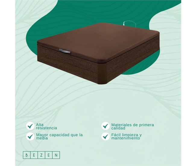 Canapé Madera Alta Resistencia Bezen 90x190 Wengue