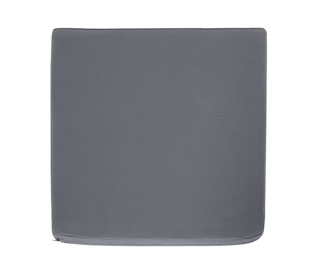 Beliani Silla de jardín BACOLI Gris Oscuro