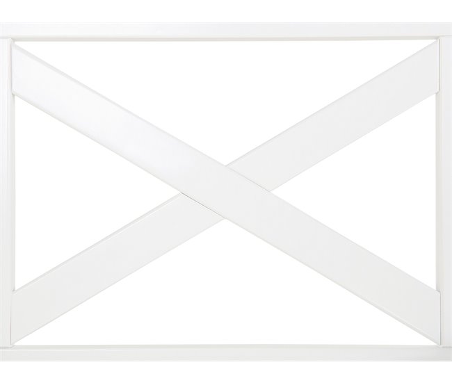 Beliani Banco Madera de acacia BALTIC Blanco