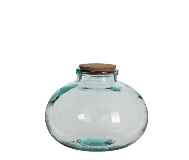 Bote de Cristal Olly Transparente