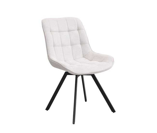 Pack de 4 sillas giratórias ALISON  Beige