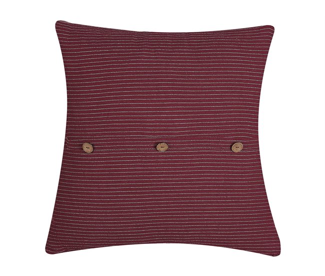 Beliani Cojín decorativo CAMPANULA Rojo