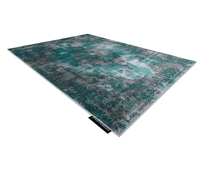 Alfombra DE LUXE moderna 6754 - Structural 160x220 Verde