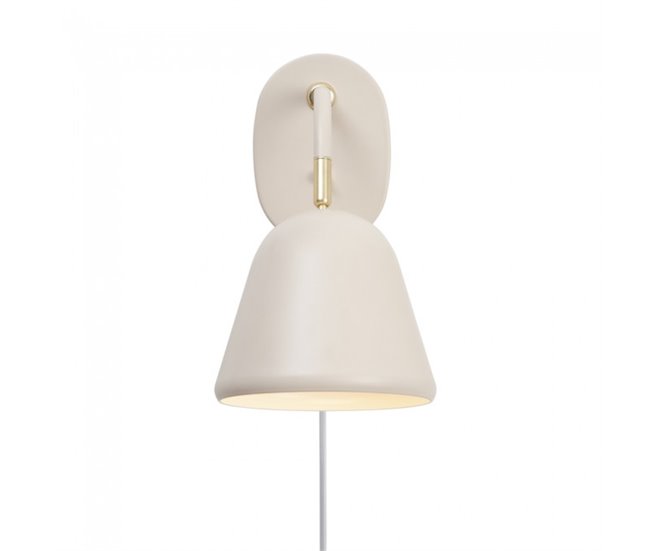Aplique de pared Fleur Metal  Retro - Vintage Beige