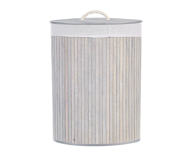 Beliani Cestas para la ropa MATARA Gris Claro