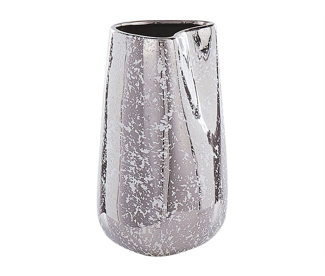 Beliani Jarrón decorativo CIRTA Gris