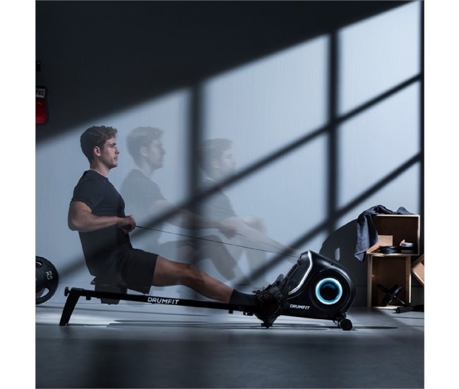 Máquina de remo DrumFit Rower 7000 Regatta Cecotec Negro