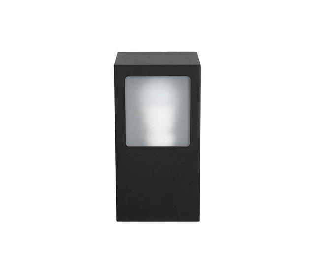Aplique De Exterior Metal Serie Nika Negro