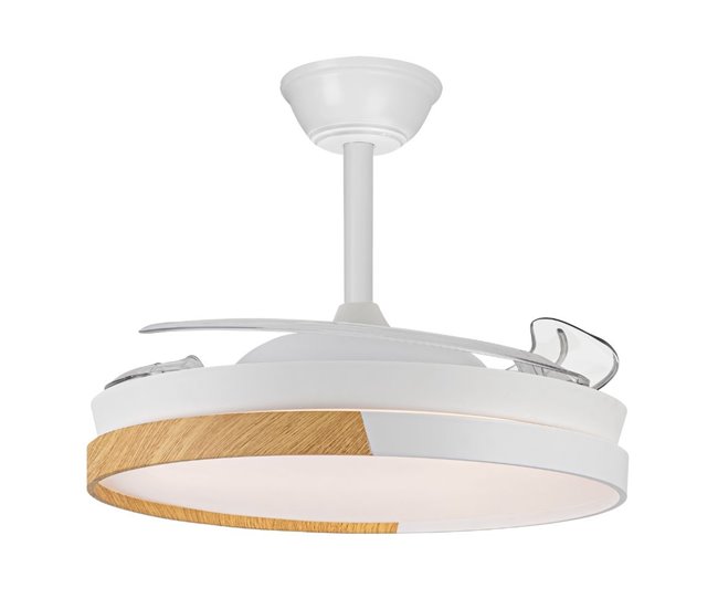 Ventilador De Techo Metal Serie Vista Blanco
