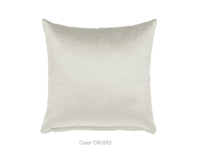 Cojín ORIENTE velvet beige 45x45 cm Crudo