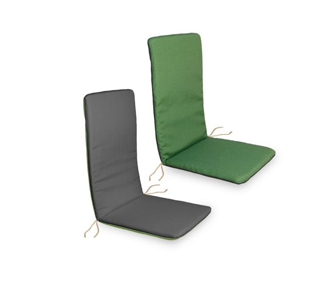 Cojín reversible de sillón 47x38 Verde Oscuro