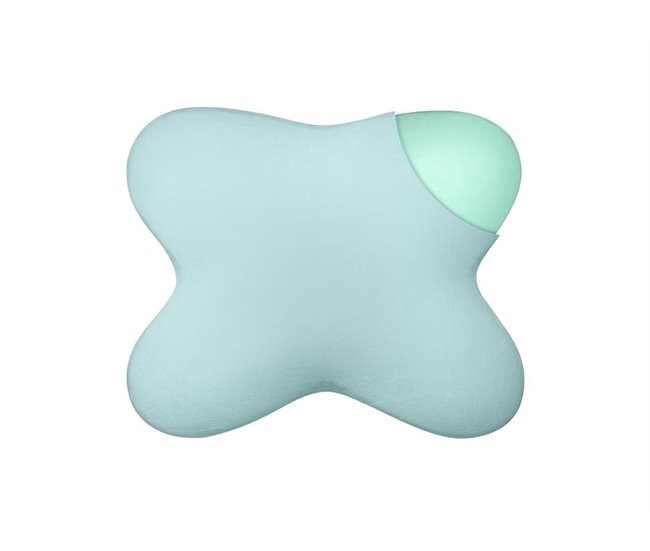 Almohada Forma de Mariposa con Gel Refrescante Verde