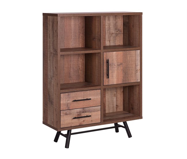 Beliani Estante para libros ATLANTA Marron