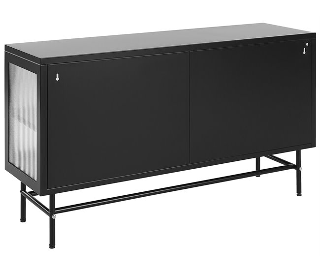 Beliani Aparador DEVON Negro
