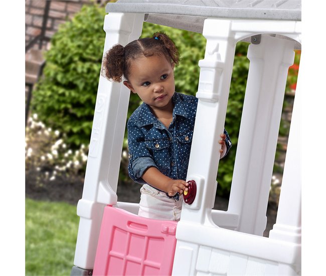 Casa Infantil de Juego Courtyard Cottage Rosa