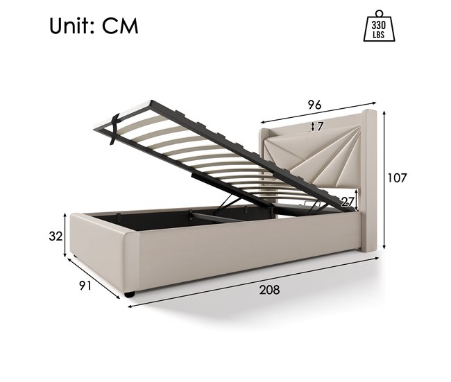 Canapés abatibles Beige