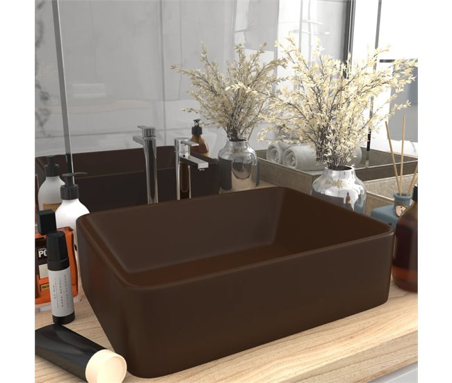 Lavabo de lujo cerámica Marron