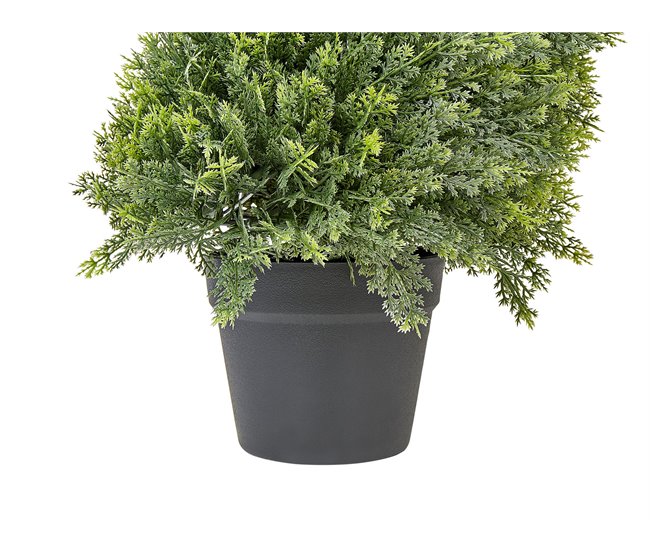 Beliani Planta artificial CYPRESS SPIRAL TREE Verde