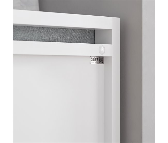 Zapatero Banco con 2 cajones FSR74-W SoBuy Blanco