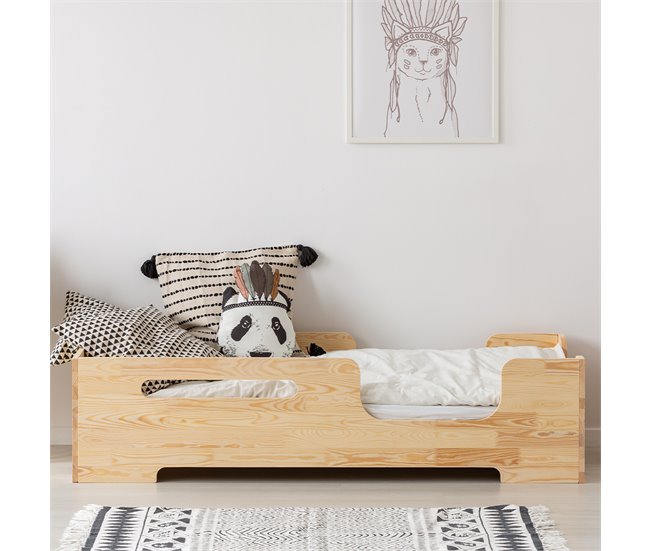 Cama con somier Lilian Madera