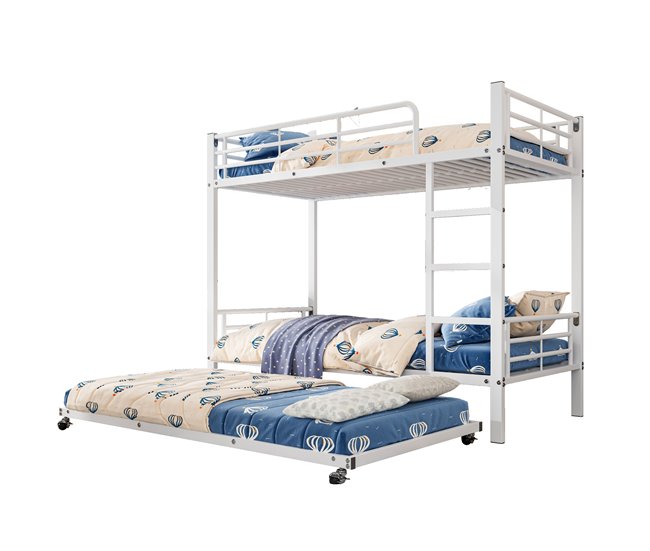 Camas literas 95x204 Blanco