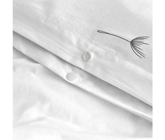 Funda Nórdica Blanc Dandelion Blanco/ Negro