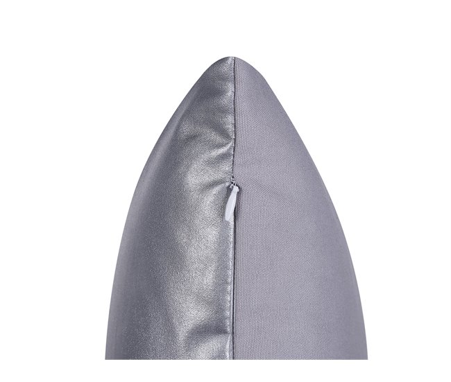 Beliani Cojín decorativo DIGITALIS Gris