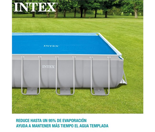 Cobertor solar INTEX piscinas rectangulares Azul