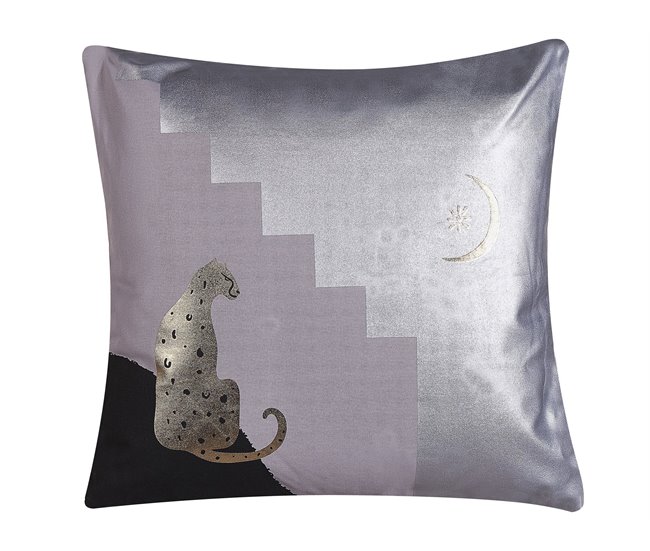 Beliani Cojín decorativo DIGITALIS Gris