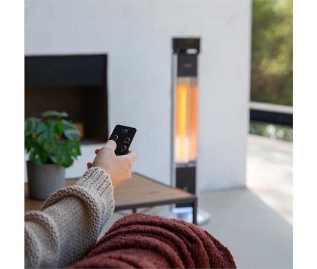 Estufa de exterior Cecotec ReadyWarm 2000 Power Tower Negro