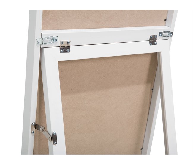 Beliani Espejo de pie TORCY 40x3 Blanco