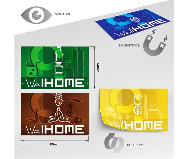 Papelera y bolsas de basura Gris